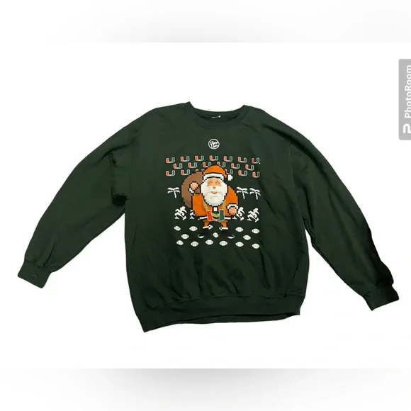 Dyme Lyfe Sweaters Miami Hurricanes Dyme Lyfe Santa Claus